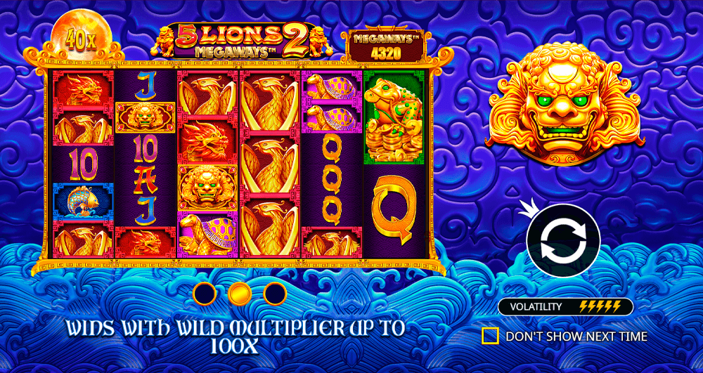 5 Lions Megaways 2 Key Details